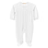 Baby Club Chic Baby Lambs Footie W/ Lace Trim, White