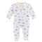 Baby Club Chic Cute Roars Printed Pima Zipped Footie