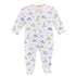 Baby Club Chic Cute Roars Printed Pima Zipped Footie