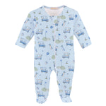 Baby Club Chic Tee Champs Zipped Footie