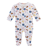 Baby Club Chic Game Day Zipped Footie