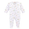 Baby Club Chic Tiny Safari Printed Pima Zipped Footie