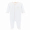 Baby Club Chic Sweet Heart Footie with Pink Crochet Trim