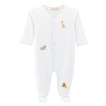 Safari Adventure Footie With Crochet Trim