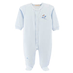 Baby Club Chic Sky Adventure Footie with Piping Trim