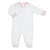 Pink Dots Printed Zipped Footie