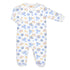 Baby Club Chic Happy Hanukkah Printed Pima Zipped Footie