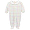 Baby Club Chic Gingham Sunshine Footie with Round Collar