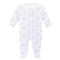 Cute Rocking Horse Zipped Footie, Pink