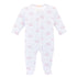 Cute Rocking Horse Zipped Footie, Pink