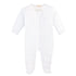 Pink Dots Printed Zipped Footie