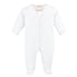 Blue Dots Printed Zipped Footie