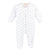 Blue Little Stars Zipped Footie