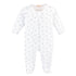Blue Little Stars Zipped Footie