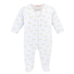 Baby Club Chic Tiny Baby Duckies Zipped Footie