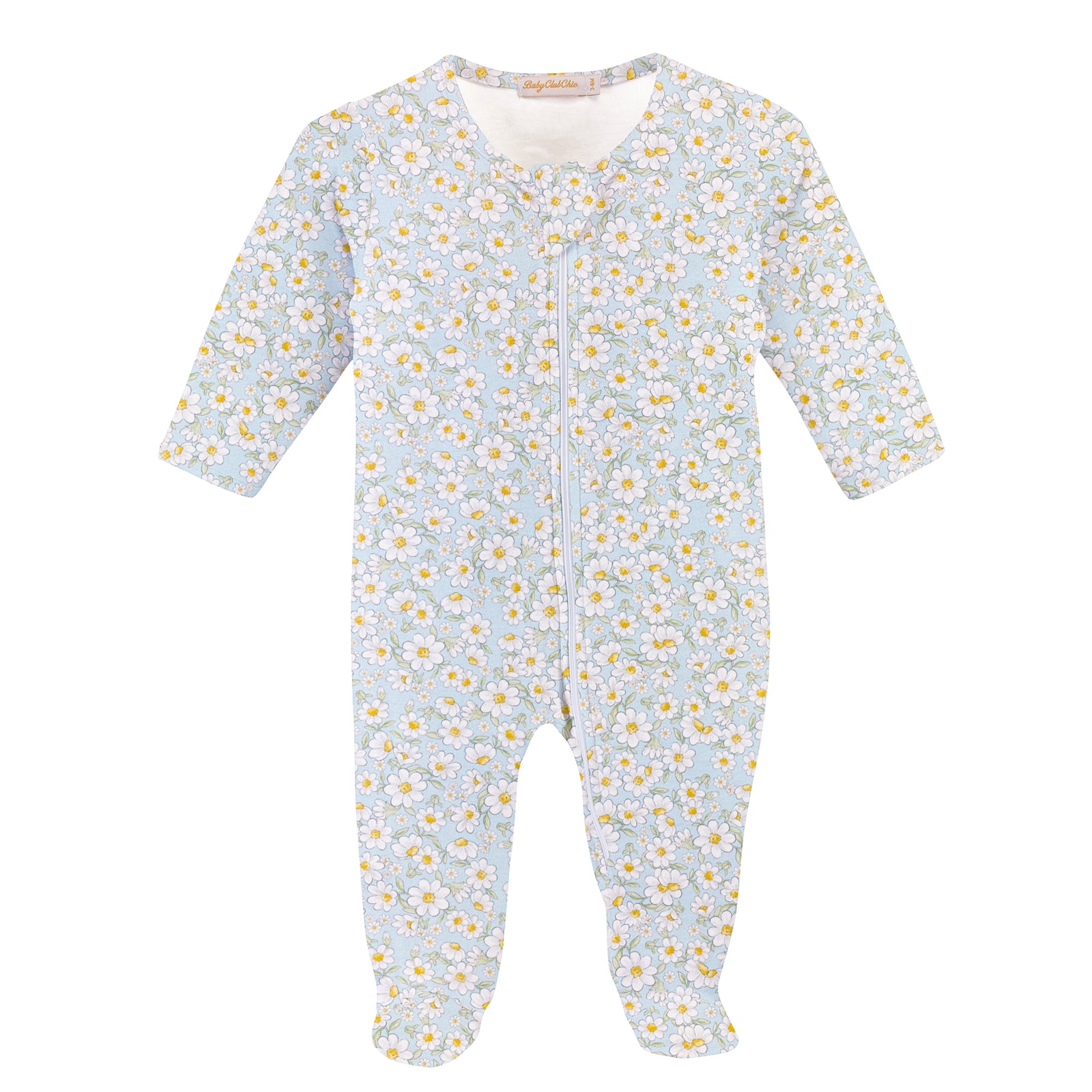 Baby Club Chic Daisy Dreams Zipped Footie