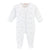 Baby Club Chic Whisper of Stars, Gray Zipped Footie