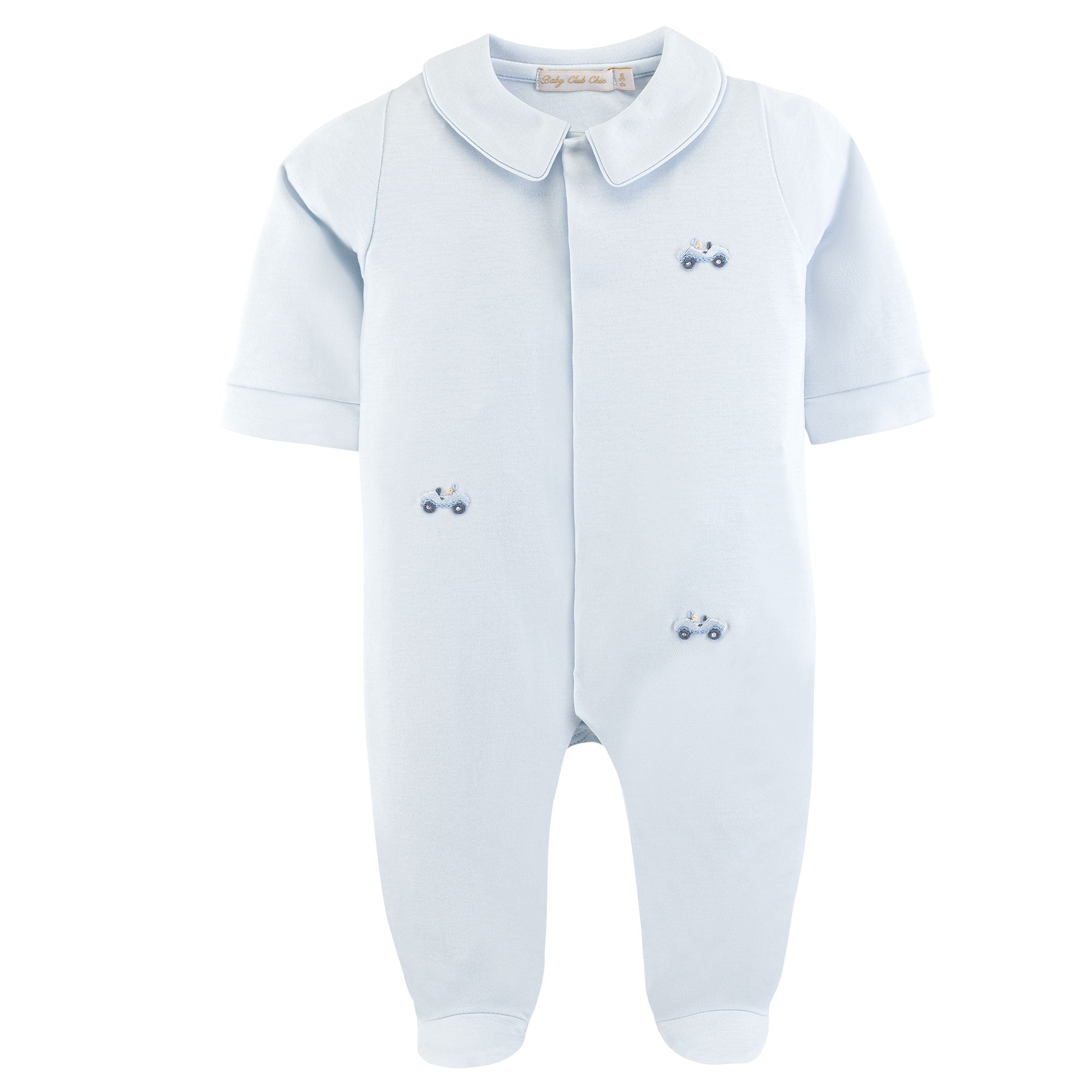 Cars Collared Footie w/Embroidery