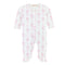 Baby Club Chic Coquette Bows Zipped Footie with Ruffles