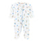 Bunny's Garden Zipped Footie with Ruffles
