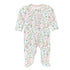 Baby Club Chic Tennis Swirls Zipped Footie with Ruffles