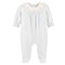 Baby Club Chic Little Bows Collared Footie with Embroidery