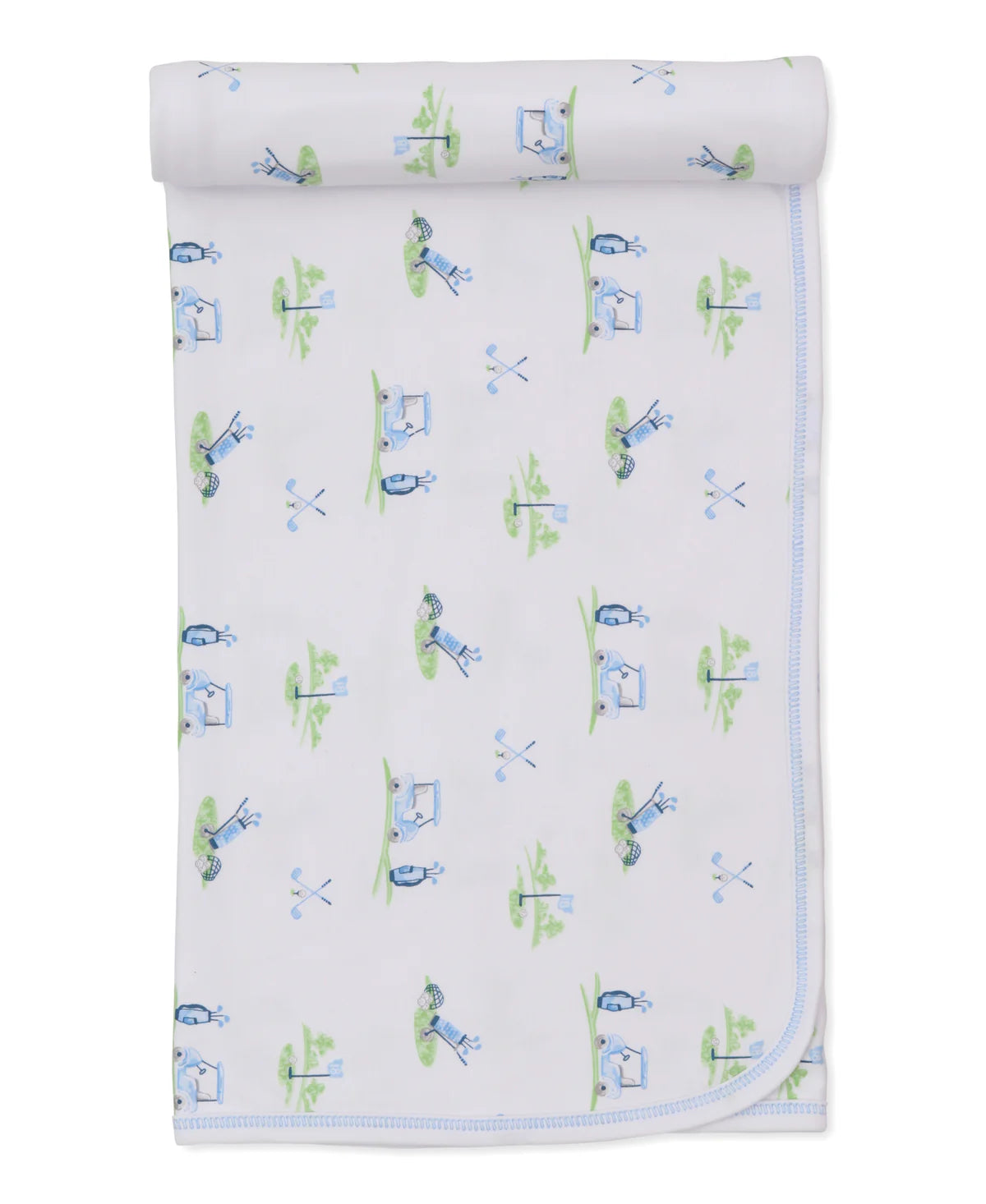 Fairway Foursome Blue Blanket