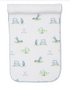 Fairway Foursome Burp Cloth, Blue