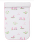 Fairway Foursome Burp Cloth, Pink