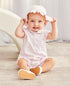 Fairway Foursome Pink Stripe Short Playsuit