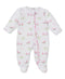 Fairway Foursome Pink Zip Footie