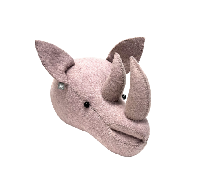 Fiona Walker - Noah's Ark Rhino Head, Mini