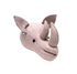 Fiona Walker - Noah's Ark Rhino Head, Mini