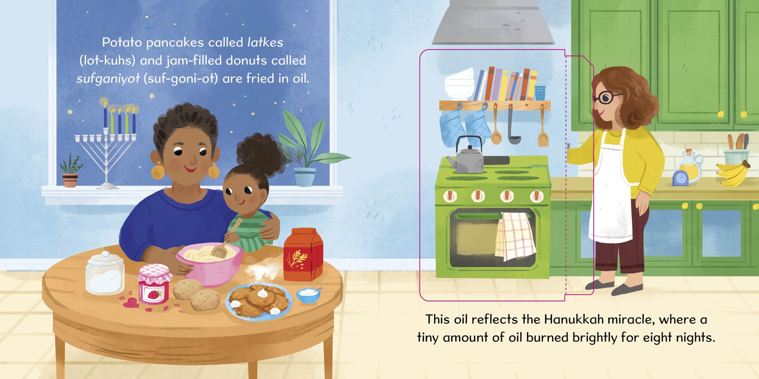 First Festivals: Hanukkah, Lift-the-flap