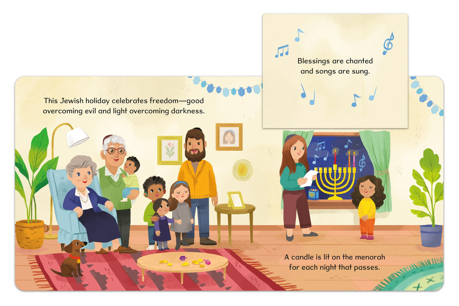 First Festivals: Hanukkah, Lift-the-flap