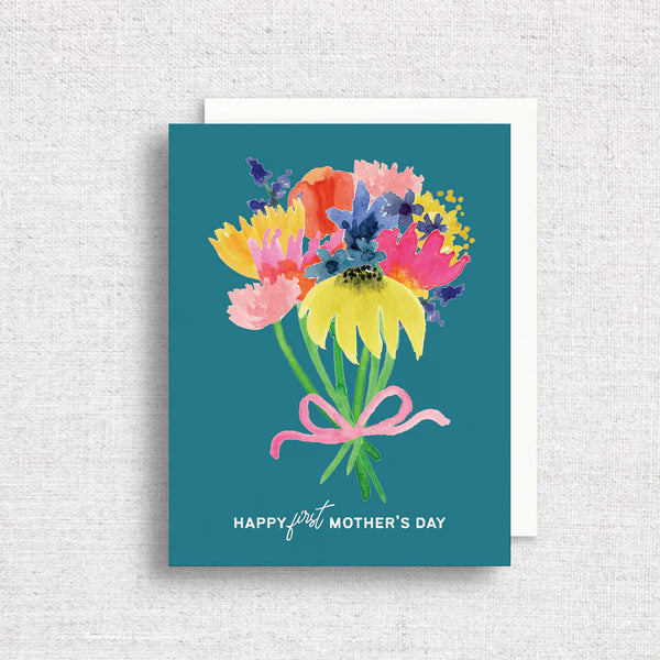 First Mother's Day Bouquet Greeting Card