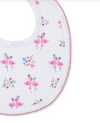 Flamingo Flower Fiesta Bib