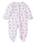 Flamingo Flower Fiesta Footie with Zip