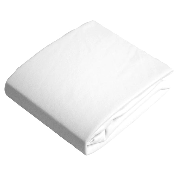 Flannel - Changing Pad Cover 1" - White