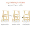 Folding Toddler Tower, Natural