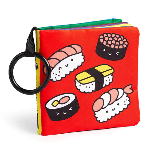 Chronicle Mudpuppy Foodie Baby Crinkle Fabric Stroller Book