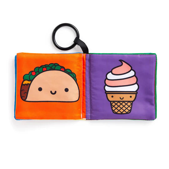Chronicle Mudpuppy Foodie Baby Crinkle Fabric Stroller Book