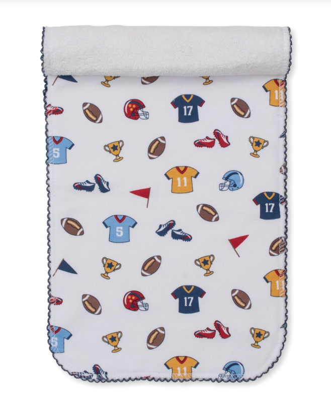 Football Fever Burp Cloth