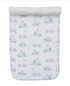 Forest Fanfare Burp Cloth, Blue