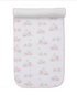 Forest Fanfare Burp Cloth, Pink