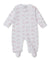 Forest Fanfare Pink Zip Footie