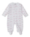 Forest Fanfare Pink Zip Footie
