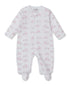 Forest Fanfare Pink Zip Footie