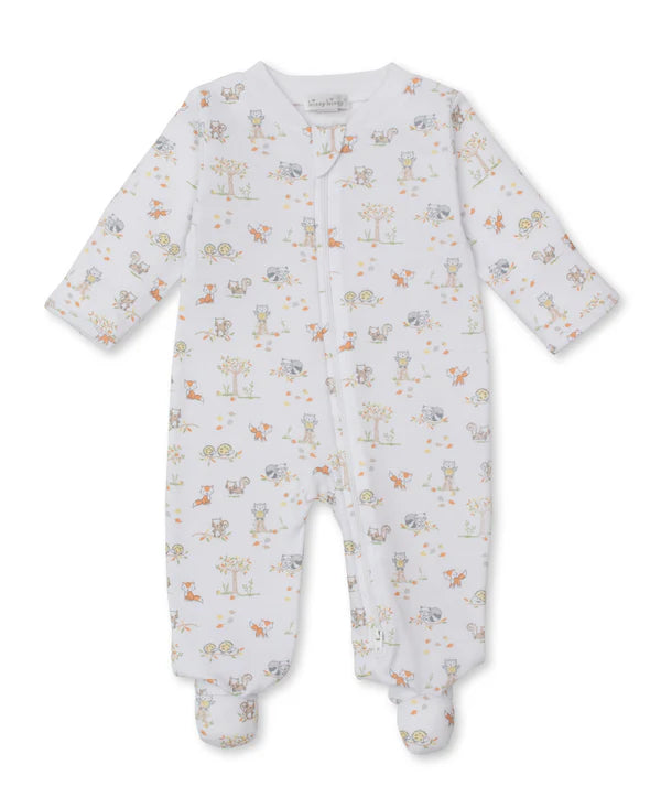 Forest Frolic Zip Footie