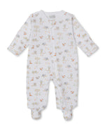 Forest Frolic Zip Footie